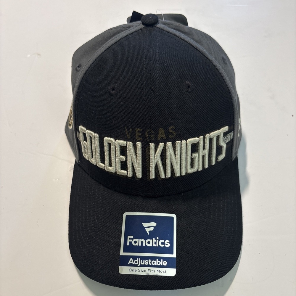 NHL Vegas Golden Knights Men's Fanatics Brand Adjustable Cap NWT Awesome‎ Hat!